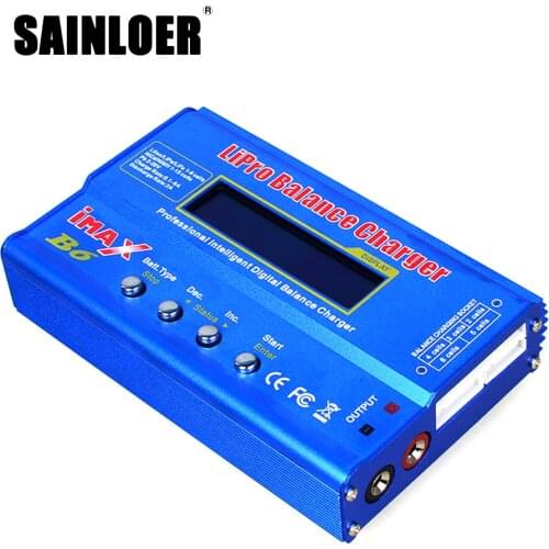 IMAX B6 80W Battery Charger Lipo NiMh Li-ion Ni-Cd Digital RC IMAX B6 Lipro Balance Charger Discharger+12V 5A Adapter