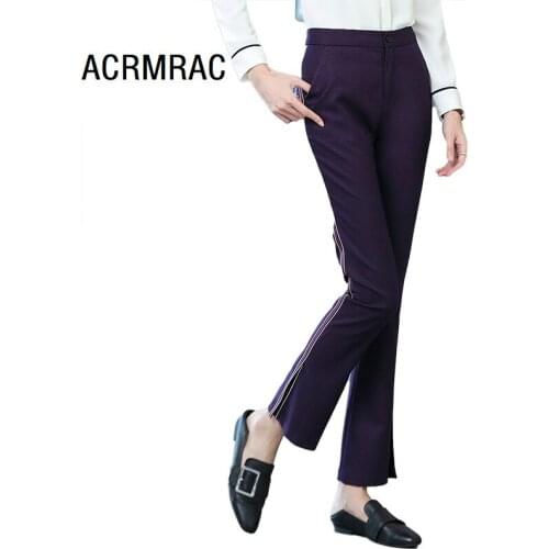 Women pants Slim spring autumn Formal Flare pants Suit pants Women 1803