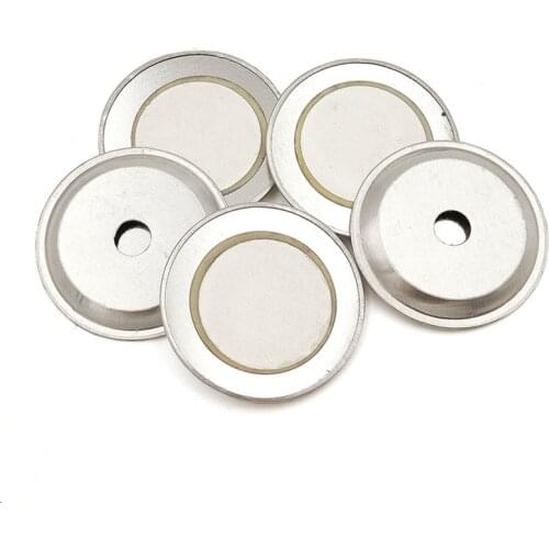 10Pcs/lot 27MM Iron Ceramic Wafer Plate Dia 27MM Ceramic 20MM Piezoelectric Piezo For Buzzer Loudspeaker + Aluminum shell