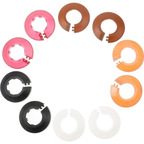 2pcs Plastic Wall Hole Duct Cover Shower Faucet Angle Valve Pipe Plug Decoration Cover Snap-on Plate Kitchen Faucet Accessories