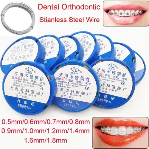 Dental Orthodontic Stainless Steel Wire 0.5mm to 1.8mm Mayitr For Orthodontic Dentist Instruments Dentistry Material Tools