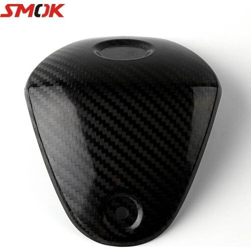 SMOK Motorcycle Scooter Accessories Carbon Fiber Handlebar Clamp Seat Cover For YAMAHA XMAX 300 XMAX300 2017 2018
