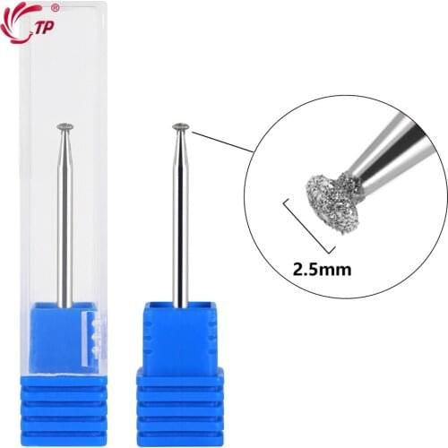 TP 1pcs Diamond Drill Bit 5 Type 3/32'' Milling Manicure Cutter for Pedicure Electric Machine Device Tool Nail Art Burr Drill
