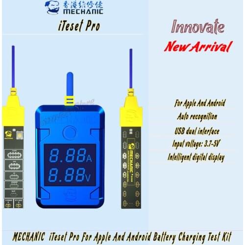 MECHANIC iTeset Pro Battery Charging Activation Board For Android + iPhone Smart Digital Display Charging Detector