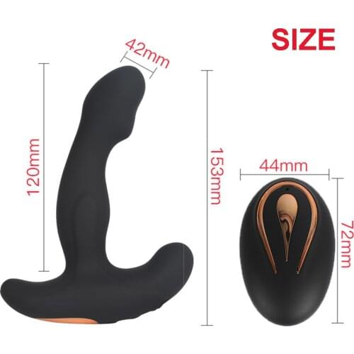 Wireless Remote Anal Vibrator For Male Sex Toys Butt Plug USB Charging Vibrating Prostate Massager Anal Plug Adult Products