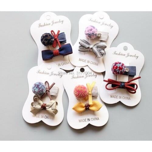 DHL 200set 2pc/set Cute Baby Girl Hair Pin Floral Hair Clips Barrettes Accessories Girls Hairclip Headdress Headwear