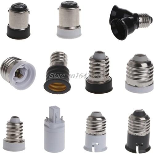E27 E14 E27 G24 to B22 E12 Socket Base LED Lamp CFL Light Bulb Adapter Converter G08 Whosale&DropShip