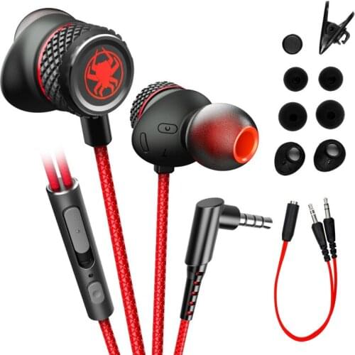 G15 Metal Wire Control In-Ear Gaming Mobile Phone Computer Headset Chicken Headset