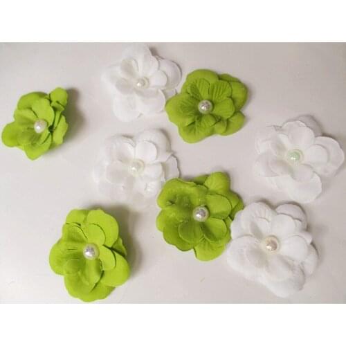 Simulation little pearl flower for corsage hat DIY clothes 5CM