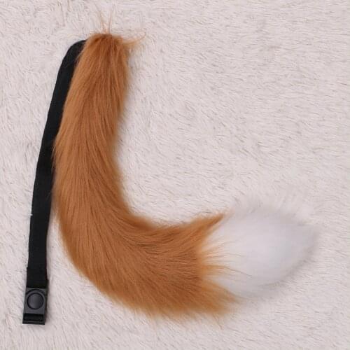 Cute Halloween Animal Tail Anime Fox Tails Maid Cosplay Costume Props Role Play Birthday Party Christmas