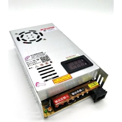 3S 12.6V Li-ion LiPo Battery Lifepo4 Lithium Battery Charger Voltage Current Adjustable 12V 20A with 100/200AH Solar RV Battery