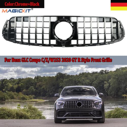 MagicKit GTR Style Front Grill Grille for Mercedes GLC Class C253 X253 GLC300 GLC43 2020