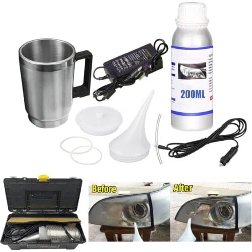 Auto Headlight Repair Kit Headlamp Cleaning Polish Kit Headlight Renovation Polishing Head Light Restoration Car Polish Tool Set