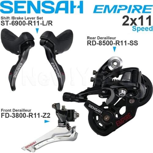 SENSAH EMPIRE 11S 2x11speed Road Bike Groupset include Shifters and Front Rear Derailleur Long Cage Max. sprocket 28T Original