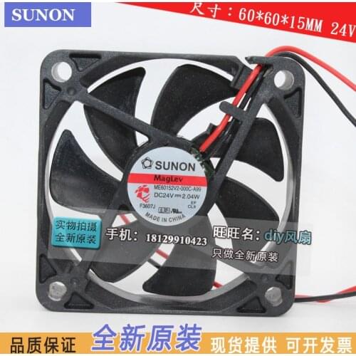 Brand new SUNON ME60152V2-000C-A99 6CM Frequency converter 24V 6015 cooling fan