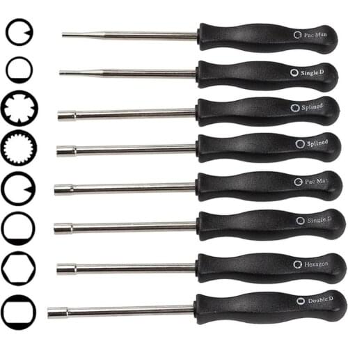 Q81C 8 Pieces Carburetor Adjustment Tool Compatible with Screwdriver 2-cycle Carburetor Engines Convenient to Use Kit