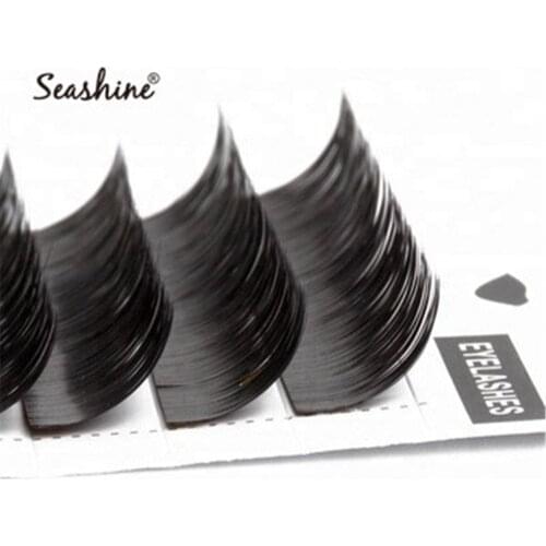 Seashine Classic Single Individual Lash Extension False Eyelash J B C D L Curl Natural Soft Volume Individual lashes Extensions