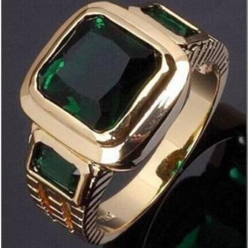 Milangirl Luxury Gem Ring for Unisex Geometry Classic Jewelry Large Zircon Banquet