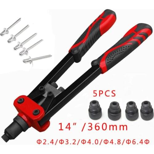 1 pc 13"/14" heavy duty industrial manual drawing stainless steel,riveter tool 2.4,3.2,4.0,4.8,6.4 Riveting tools Hand Riveter