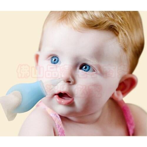 Manual silicone nasal aspirator Nasal aspirator pump type Baby nasal aspirator Clean the nasal cavity