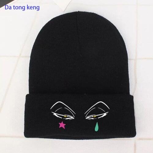2021 New Hunter X Hunter Anime Skiers Warm Winter Hats Transgenic Cotton Men and Women