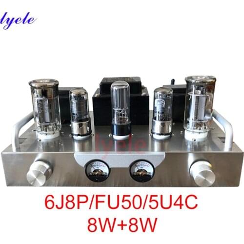 Lyele 300B Tube Amplifier 6J8P FU50 5U4C with instrument head display Audio Amplifier DIY kit