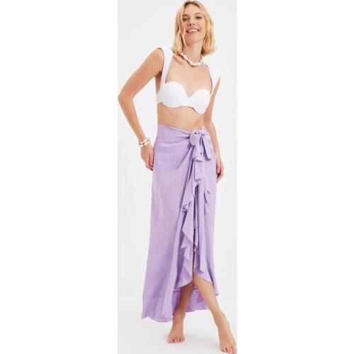 Trendyol Gusset Flounces Skirt TBESS21ET0617