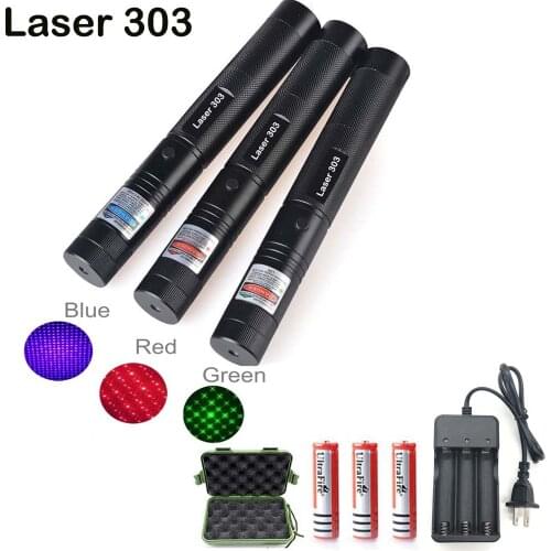 532 nm Green Hunting Laser Sight Lasers Pointer Powerful device Adjustable Focus Lazer with Red purple laser 30318650 Battery
