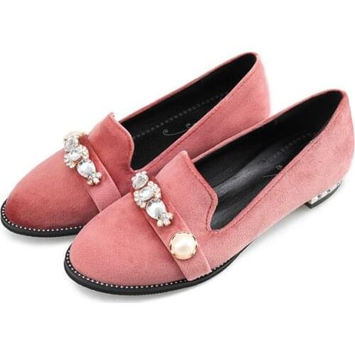 Big Size Personalized Rhinestone shoes summer flat ladies women shoes woman