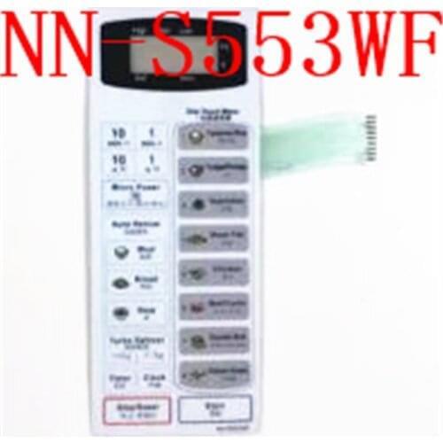 2pcs NEW NN-S553WF Microwave oven panel membrane switch