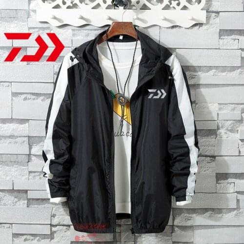 2021 Daiwa Fishing Shirts Summer Thin Auti-UV Sunscreen Fishing Clothes Casual Anti-sweat Breathable Quick Dry Fishing Jacket