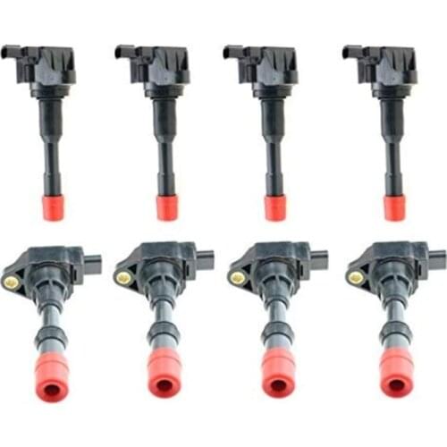 8PCS Front & Rear Ignition Coil 30520-PWA-003 30521-PWA-003 Fit for Honda CITY Civic 7 8 VII VIII JAZZ FIT 2 3 III 1.2 1.3 1.4