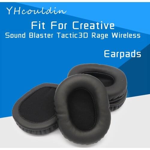 Earpads For Creative Sound Blaster Tactic3D Rage Wireless Headphone Accessaries Replacement Ear Cushions Material