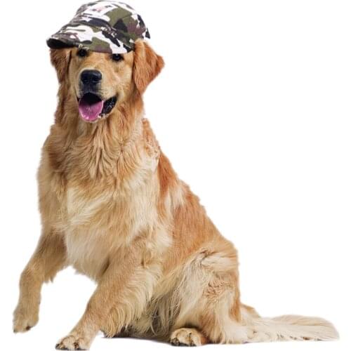 Dog Baseball Cap Outdoor Pet Sun Hat Summer Canvas Visor Puppy Handsome pet party accessories, pet cat and dog clothing