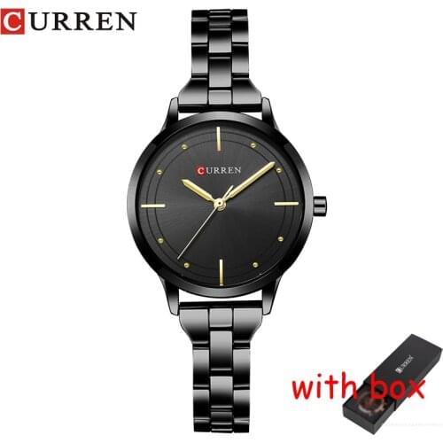 CURREN Women Quartz Watches Fashion Ladies Dress Wrist Watch Stainless Steel Causal Clocks Gifts relogio feminino reloj mujer