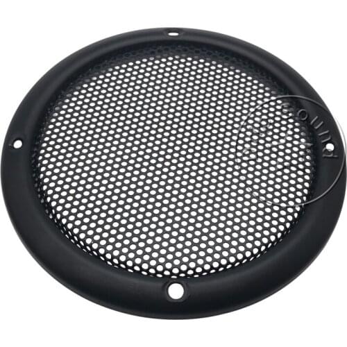 For 3" inch Car Audio Speaker Conversion Net Cover Decorative Circle Metal Mesh Grille Protection Full Metal