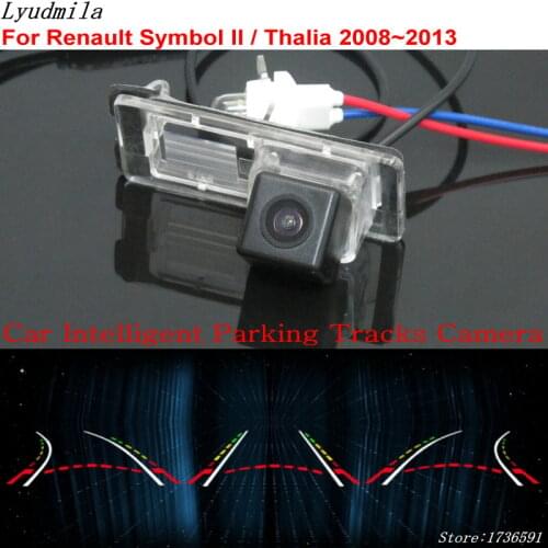 Lyudmila Car Intelligent Parking Tracks Camera FOR Renault Symbol II / Thalia 2008~2013 Car Back up Reverse Rear View Camera
