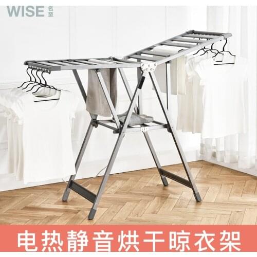 Clothes-horse folding mute dryer hangers for clothes home accessories floor multi-function hanging rack drying rack for clothes