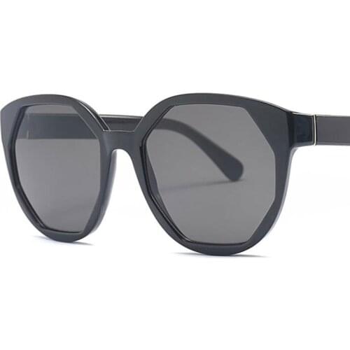 Women Luxury Brand Big Sunglasses Cat Eye Gradient Frame Famous Designer Fashion Sun Glasses Female Unique Brown Eyewear