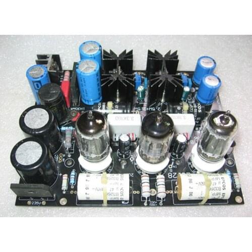 5751 + 5686 tube single-ended headphone small power amplifier board LG128, power 2W + 2W, elegant and fresh sound