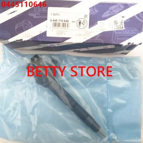 Original and New common rail Injector 0445110646, Same Use as 0445110369 0445110647 for 03L130277J 03L130277Q 03L130855CX