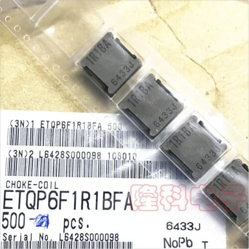 Original new 100% ETQP6F1R1BFA inductor 1R1BA 1R18A 1.1uH 1.06uH 12.5X12.5X5.7MM