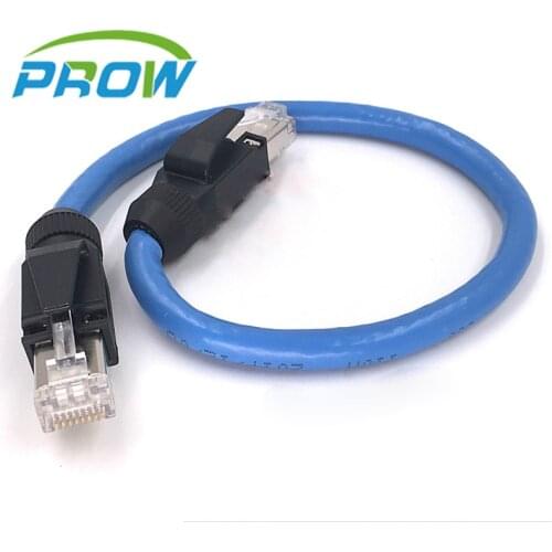 Industrial grade RJ45 TJ45 SM-RJ45H-8P 8 core connector 1000BASE-T EtherCat ethernet profinet cable CC-Link Field wire ethernet
