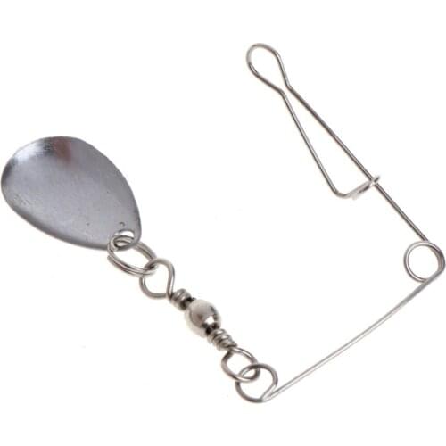 Stainless Steel Fishing Balance Connector Swivel Sequin Simulation Baits Tackles