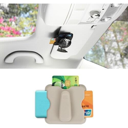Sun Visor Car Card Holder Multifunction Car Visor Organizer Glasses Clip For BMW m3 m5 e46 e39 e90 e60 f30 e30 e34 f10 e87 x3 x5
