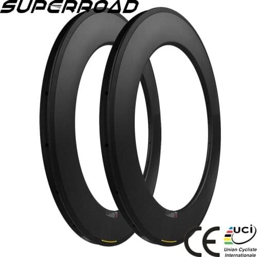 Special Price 700C 25mm Wide 75mm Deep Carbon Road Bike Tubular Rims With Basalt Brake