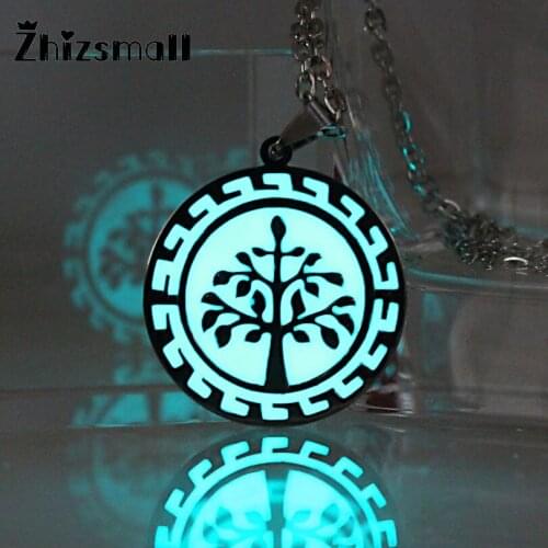 2018 Luminous Necklace tree of Life Art tree Necklace Life tree GLOW in the DARK night luminous FOR YOURS girls boys