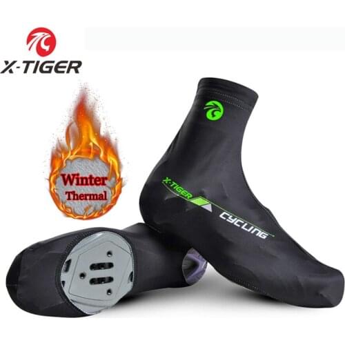 X-TIGER Bike Shoe Cover/Super Warm Ciclismo Bicycle Cycle Shoe Cover Winter Warm Thermal Fleece Team MTB Cycling Shoes Cover