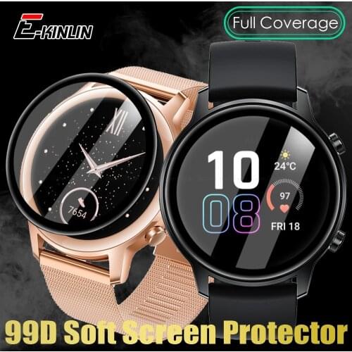 Full Curved 99D Screen Protector For Huawei Honor MagicWatch 2 42mm 46mm Magic Watch2 Smart Watch Soft Protective Film Not Glass