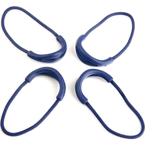 20Pcs Camping Equipment Anti-theft Zipper Tail Rope Clothing Bags Longer Zipper Rope Blue Outdoor Travel Kit Clothes Accessorie
